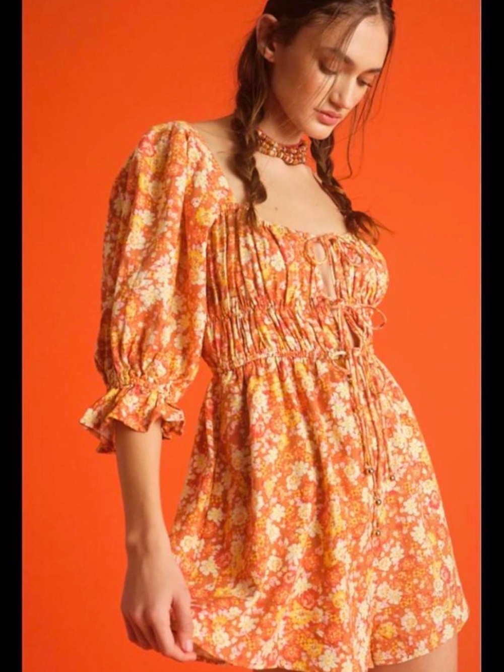 NWT size S. Free People Show Me Love Romper. - Picture 2 of 4